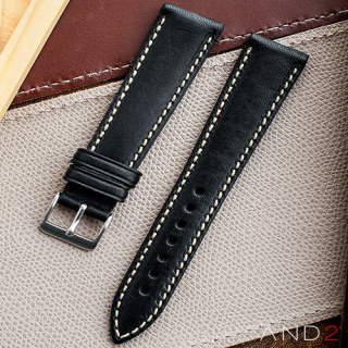 Kingsley Blackout Leather Strap 22mm